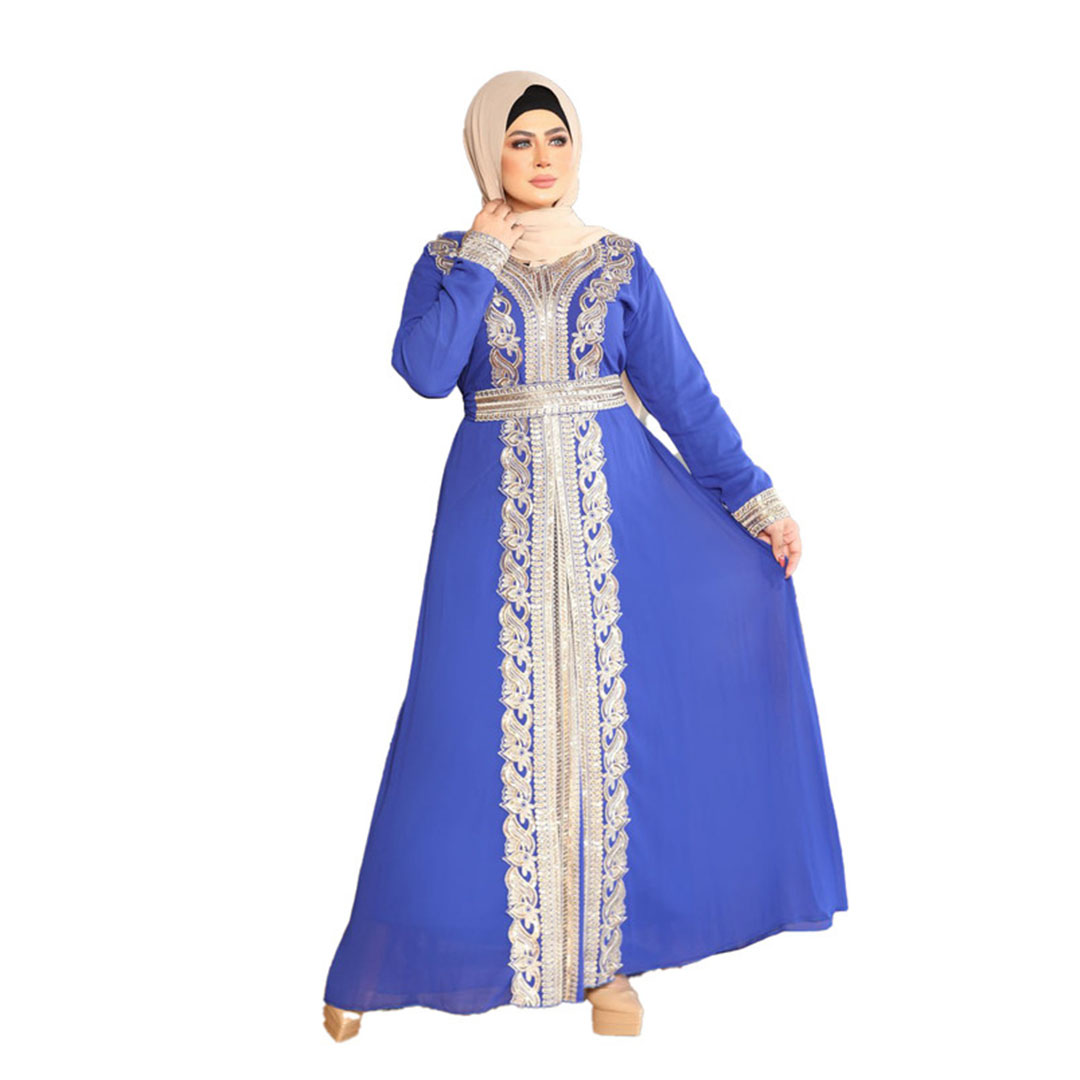 عباية شيفون بحزام حريمي 512