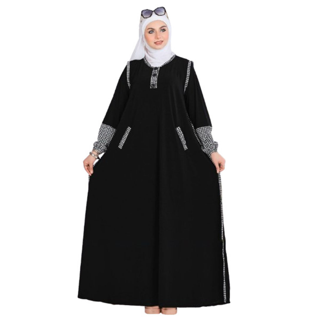 إسدال حريمي مطعم بتطريز 700
