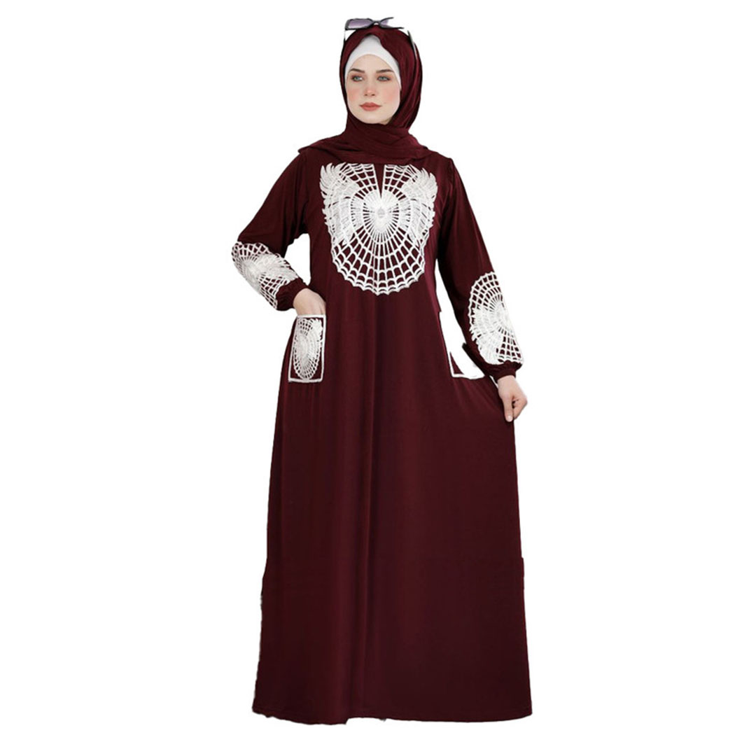Burgundy/White