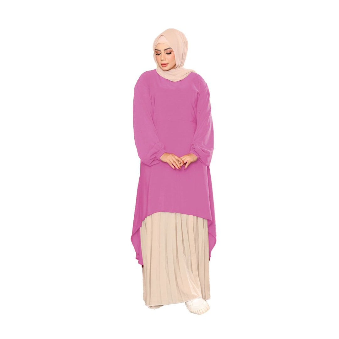 عباية كريب رويال حريمي - 2 قطعة - 8085