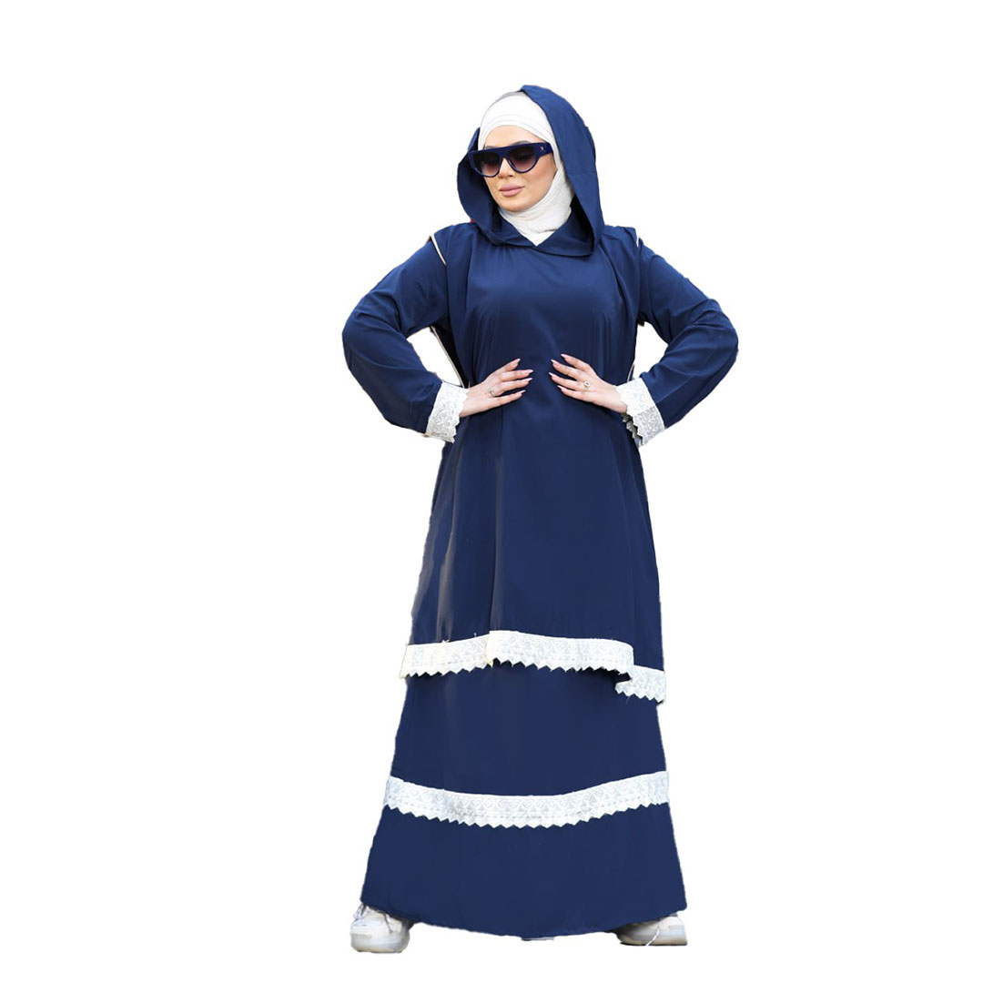 عباية كريب رويال حريمي 9058