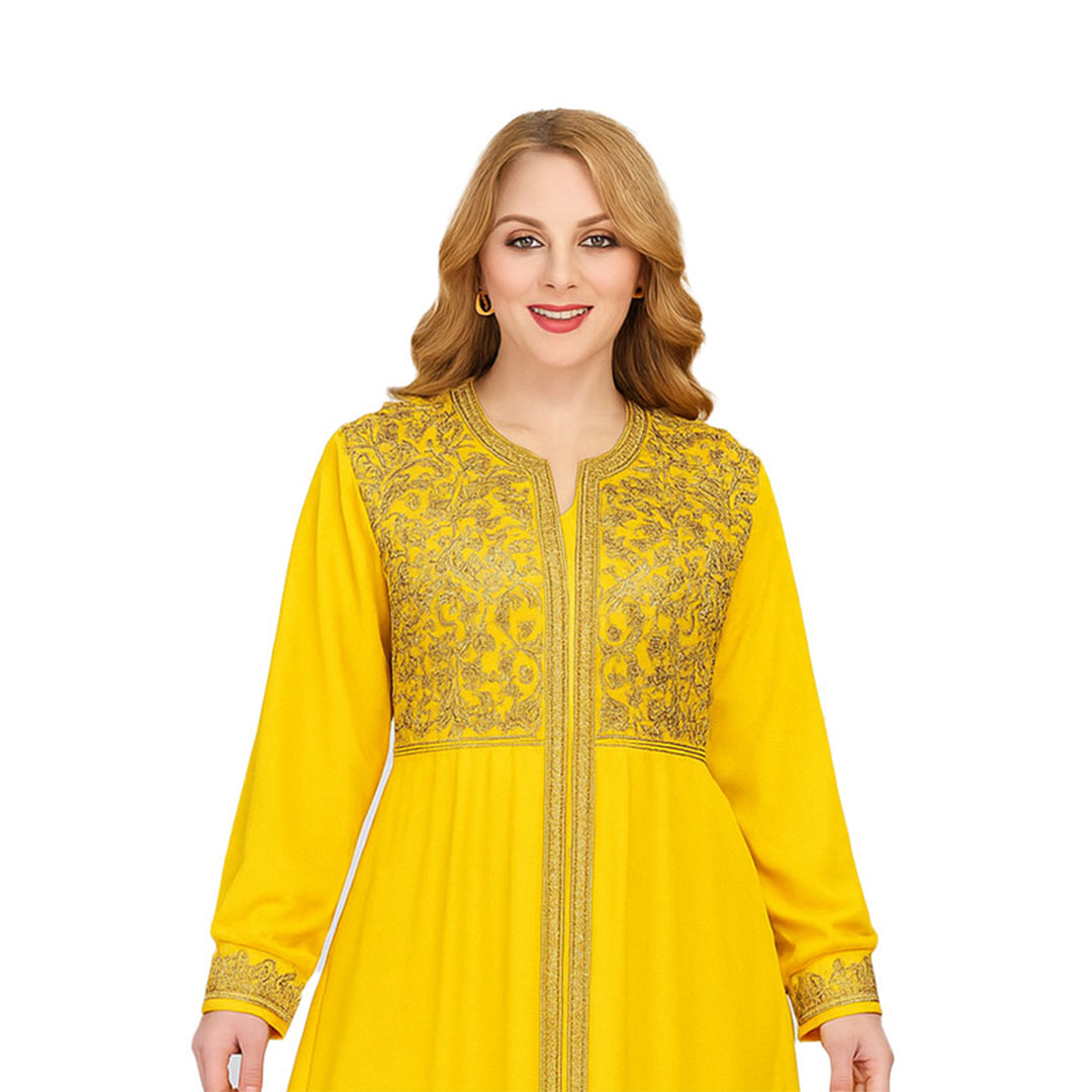 عباية إستقبال حريمي بحزام 502