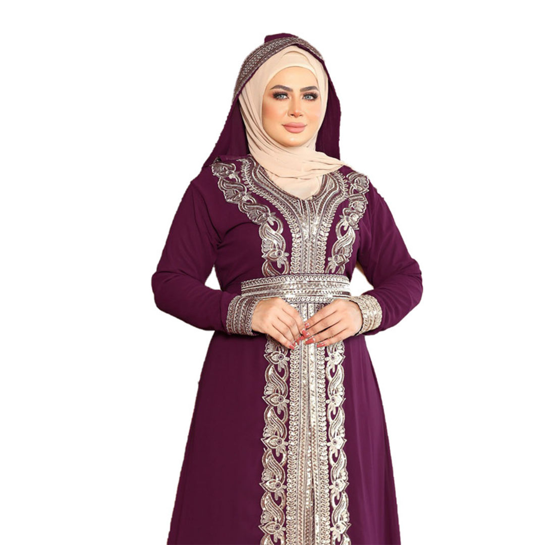 عباية شيفون بحزام حريمي 512