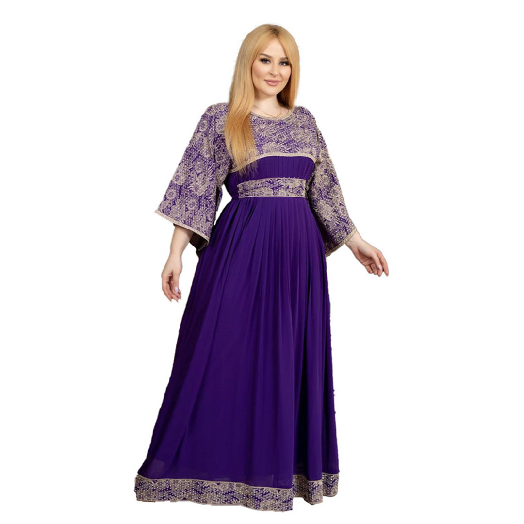 عباية مطرزة شيفون سعودي حريمي 515