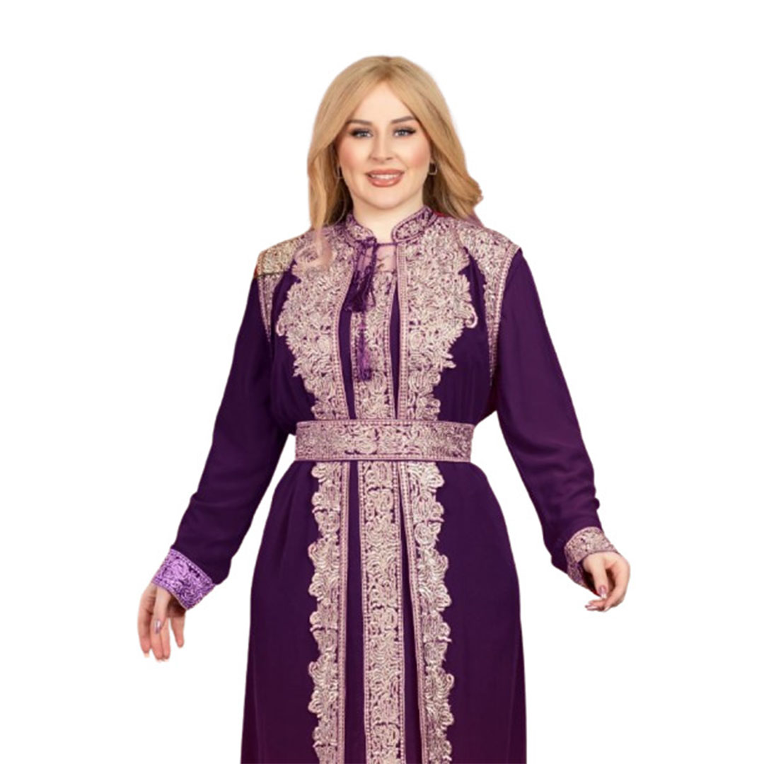 عباية شيفون تلبيسه فيزون حريمي 518