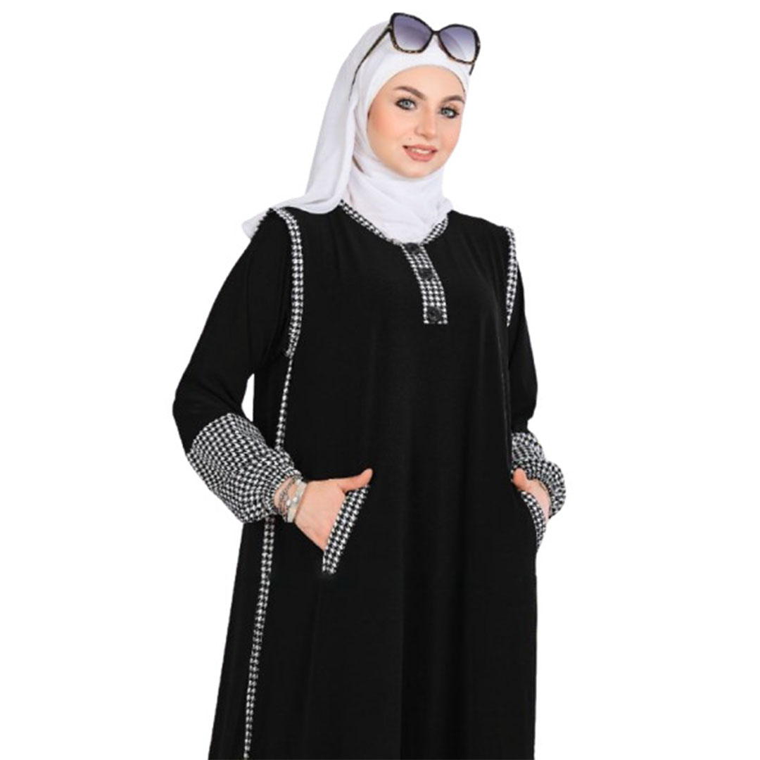 إسدال حريمي مطعم بتطريز 700