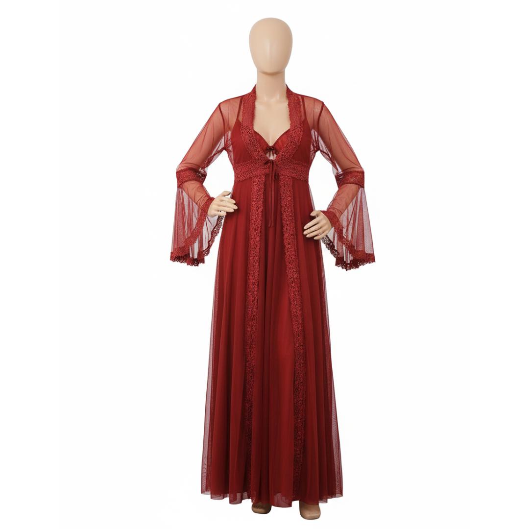 لانجري طويل ستان و رووب طويل دانتيل - 240