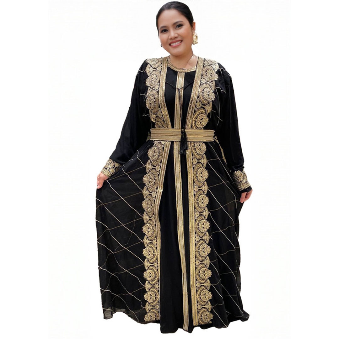 عباية شيفون تلبيسه فيزون حريمي 505