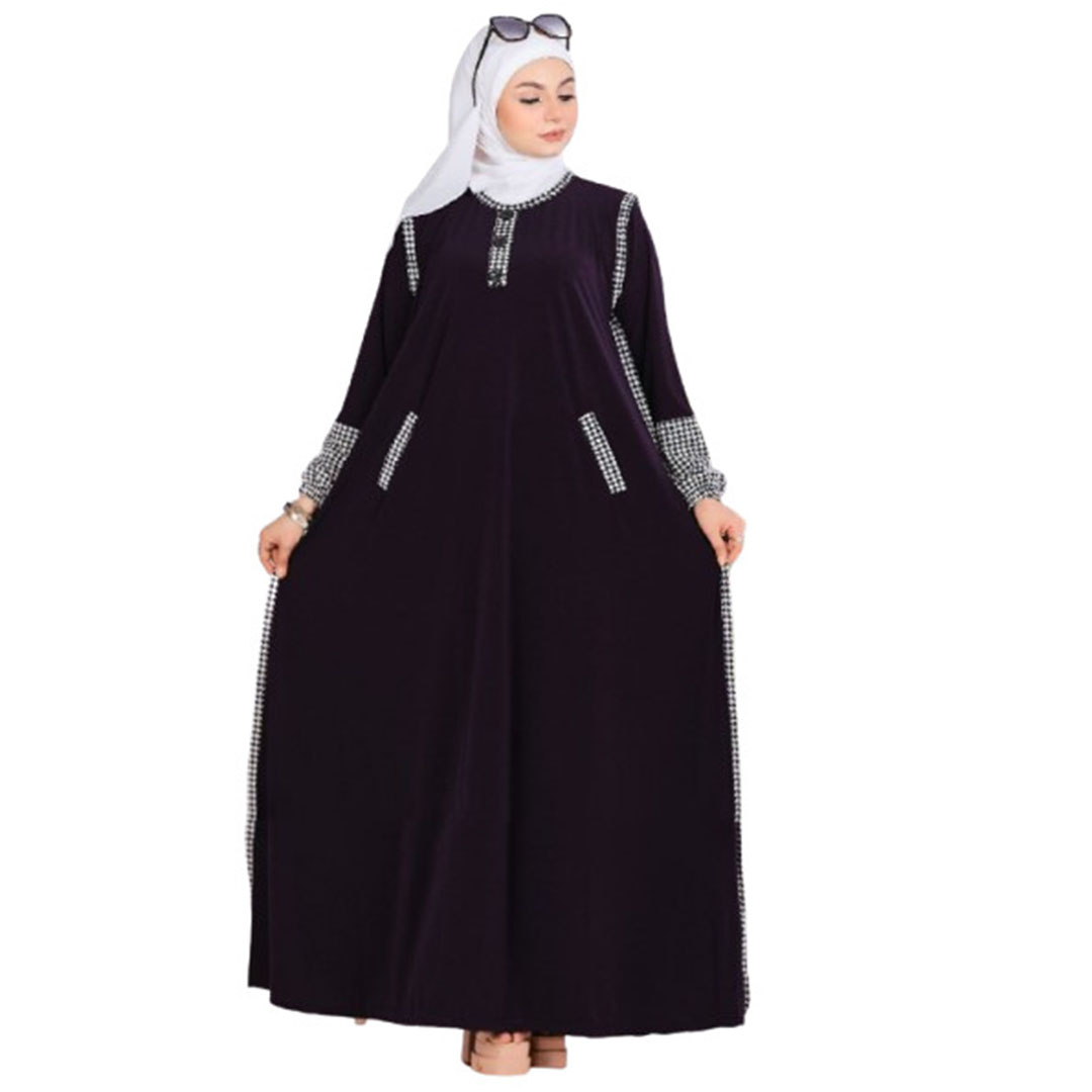 إسدال حريمي مطعم بتطريز 700