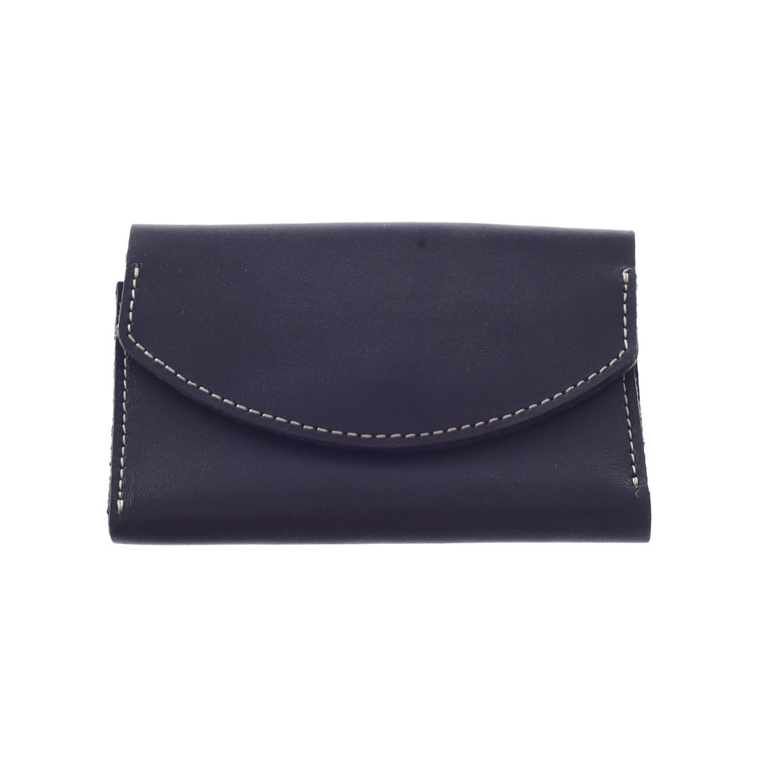 حامل بطاقات ثلاثي جلد رجالي