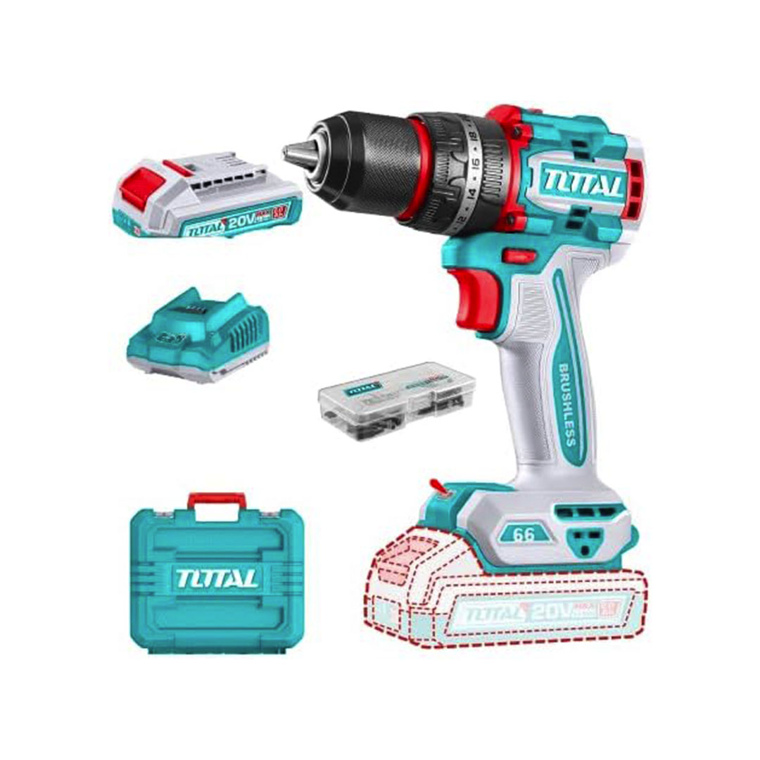 شنيور توتال مدمج ببطارية - 20 فولت - TIDLI20668