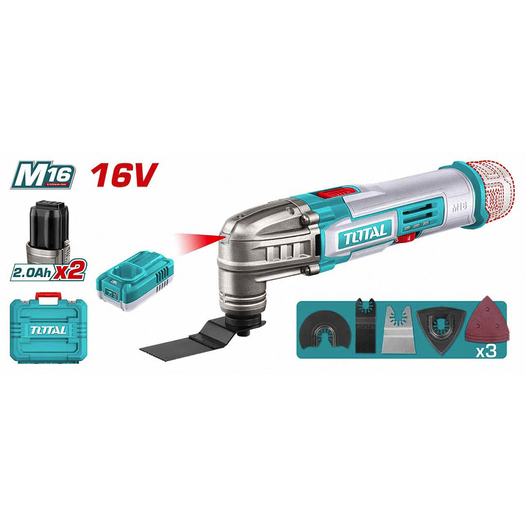 صاروخ مالتي تول لاسلكي مع 2 بطارية وشاحن - 16 فولت - TMLI16222