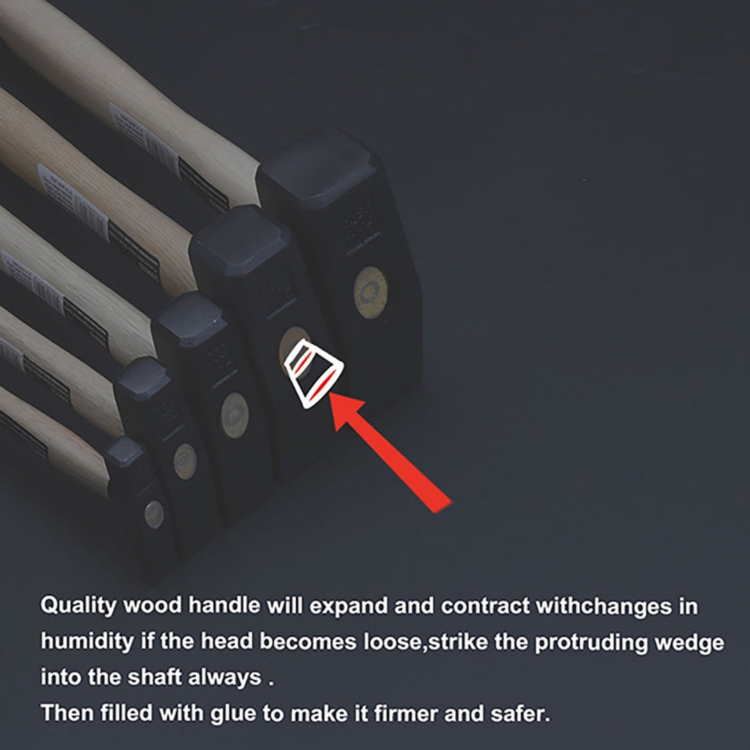 شاكوش بناريج يد خشب من هاردن - 1.5 كجم