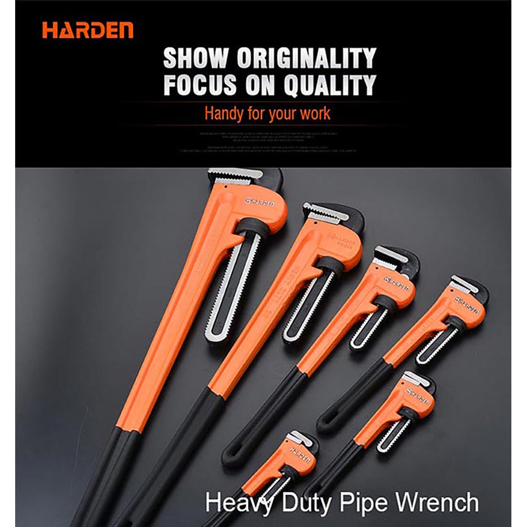 مفتاح استلسون يد كاوتش هيفي ديوتي من هاردن - 48 بوصة