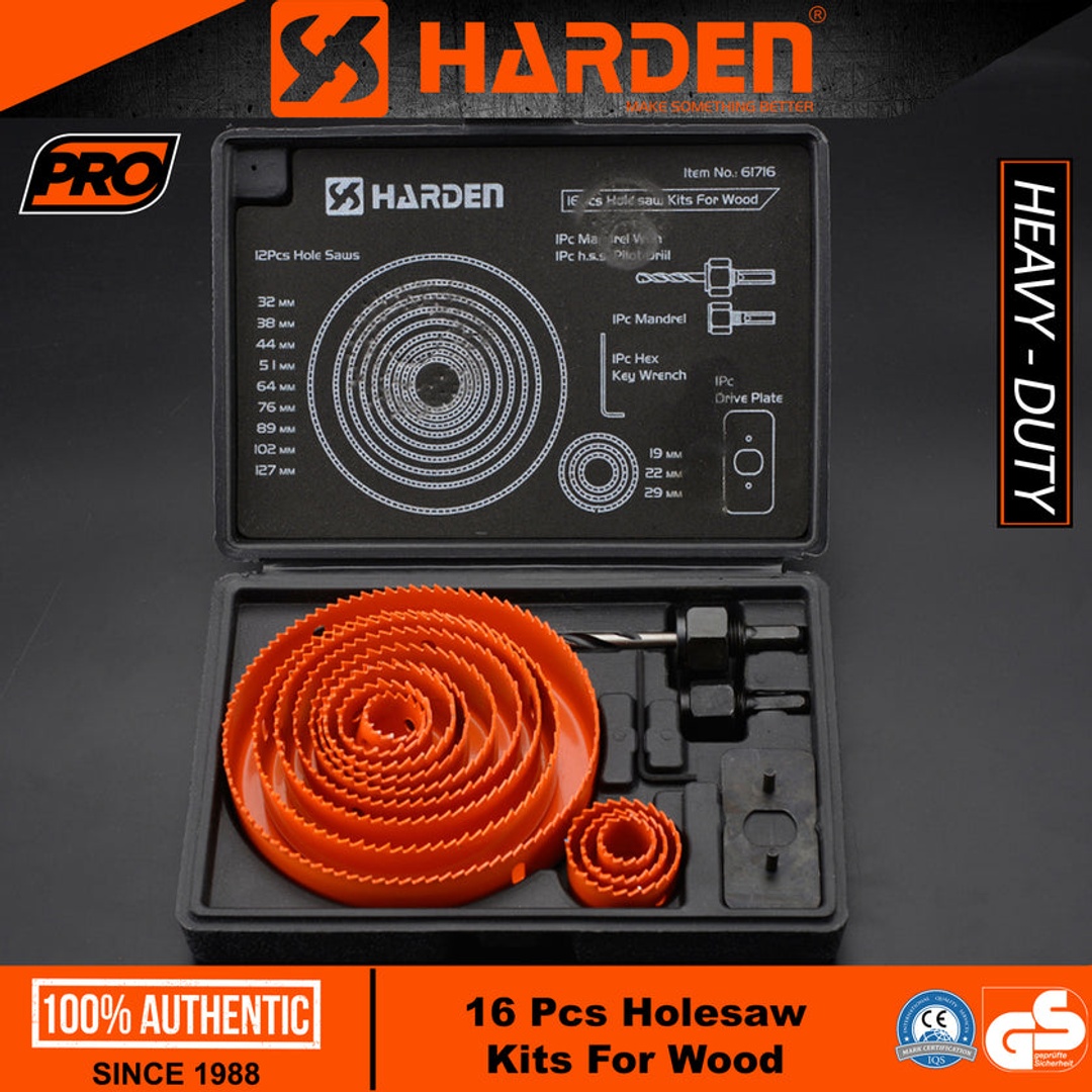 طقم بنط منشاريه 16ق من 19م الي 127م من هاردن