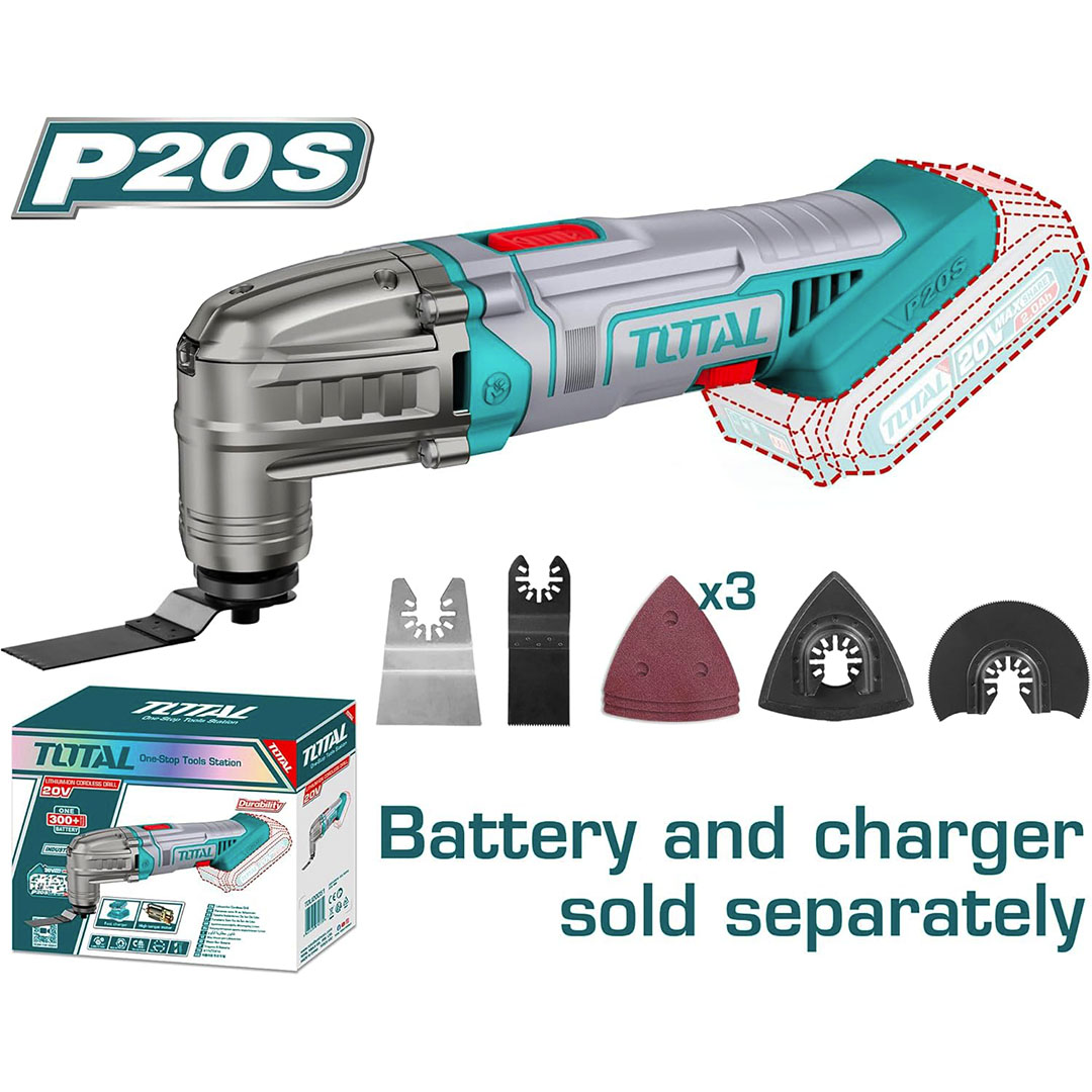 جهاز متعدد مالتي تول 20 فولت بدون بطارية و شاحن