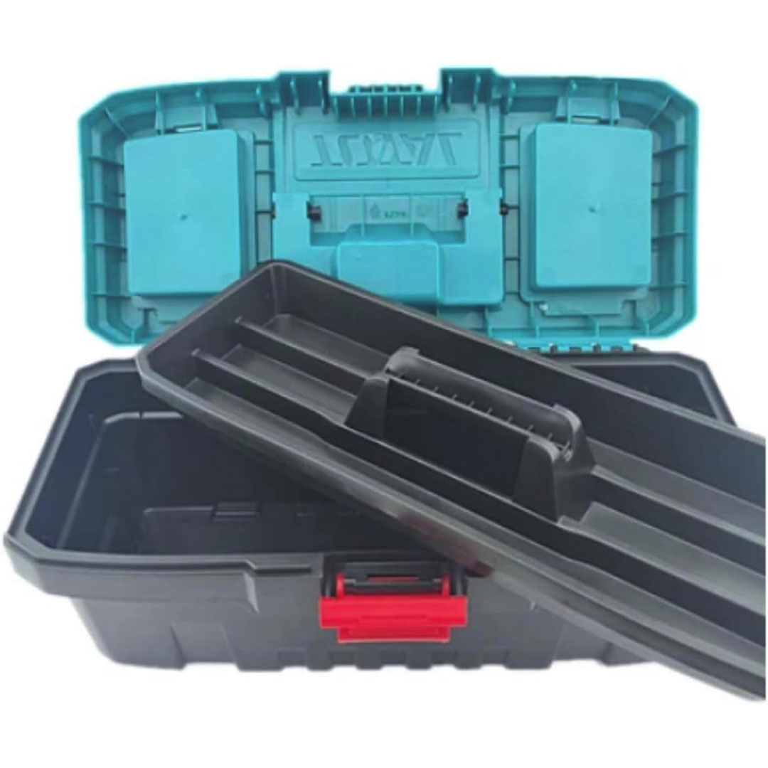 شنطة عدة بلاستيك 14 بوصة بقفل معدن - TPBX0142