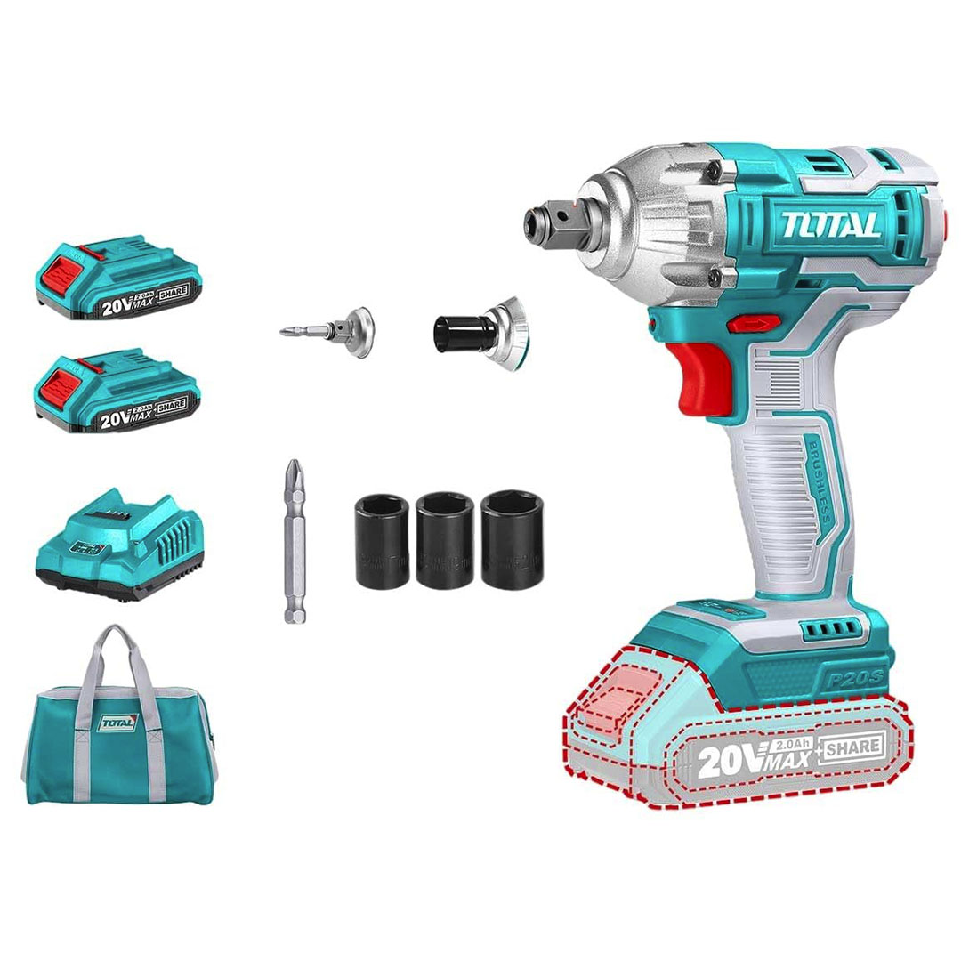 مفك عزم لاسلكي ببطارية - 220 نانومتر - 20 فولت - TIWLI20208