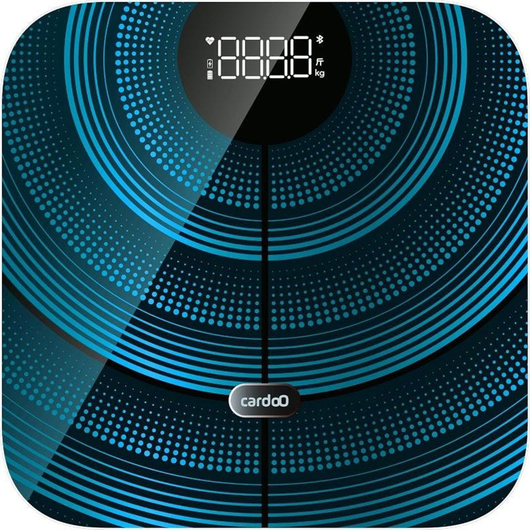 ميزان رقمي كاردو بتقنية الذكاء الاصطناعي - أسود