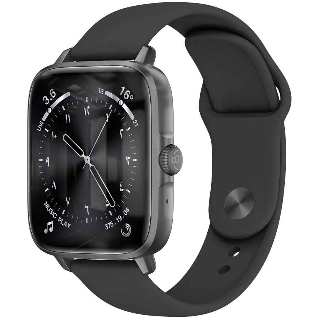 ساعة ذكية كاردو - 1.9 بوصة - أسود