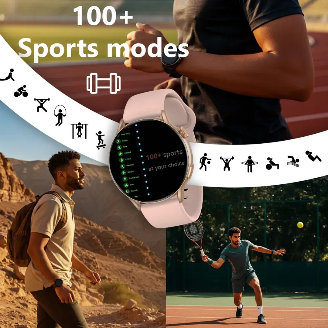 كاردو ساعة سمارت - 1.6 بوصة - ذهبي - X Orbit