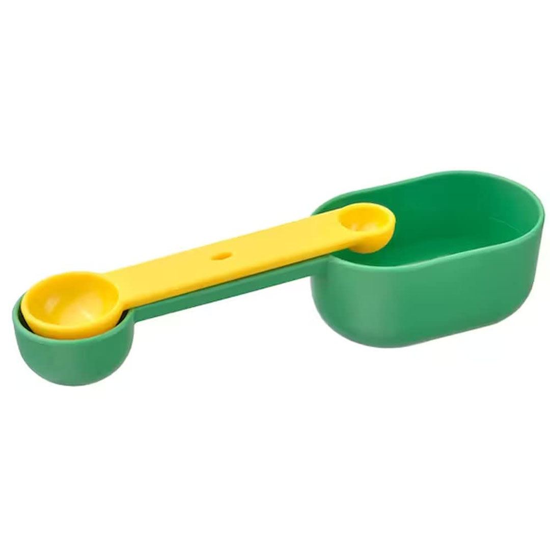 كوب قياس ابفيلد ايكيا - 2 قطعة - اخضر فاتح/اصفر فاتح