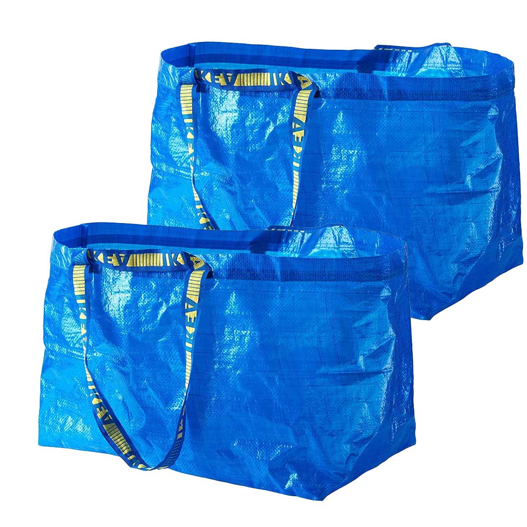 شنطة تسوق فراكتا كلاسيكية من ايكيا - 2 قطعة - ازرق