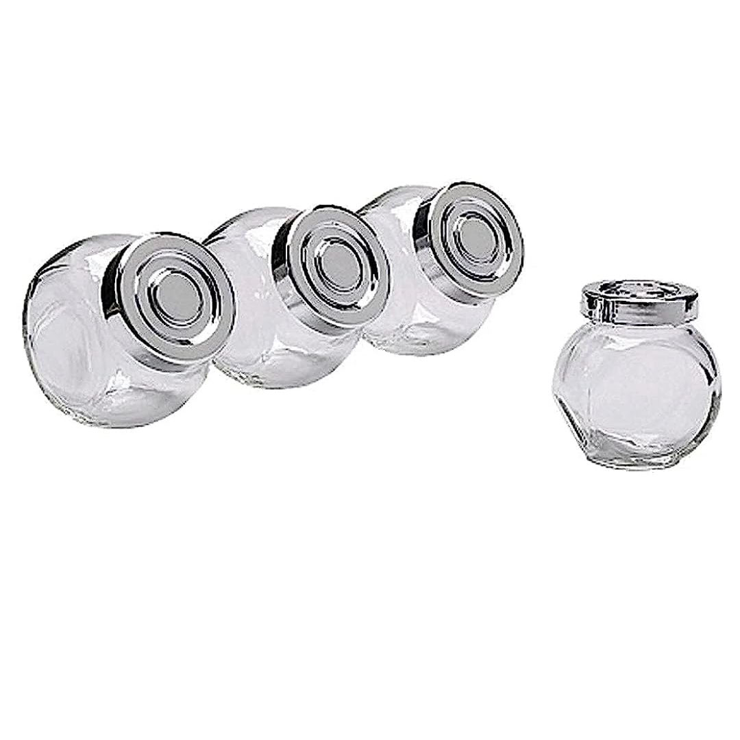 برطمان توابل راجتان - 4 قطع - فضي