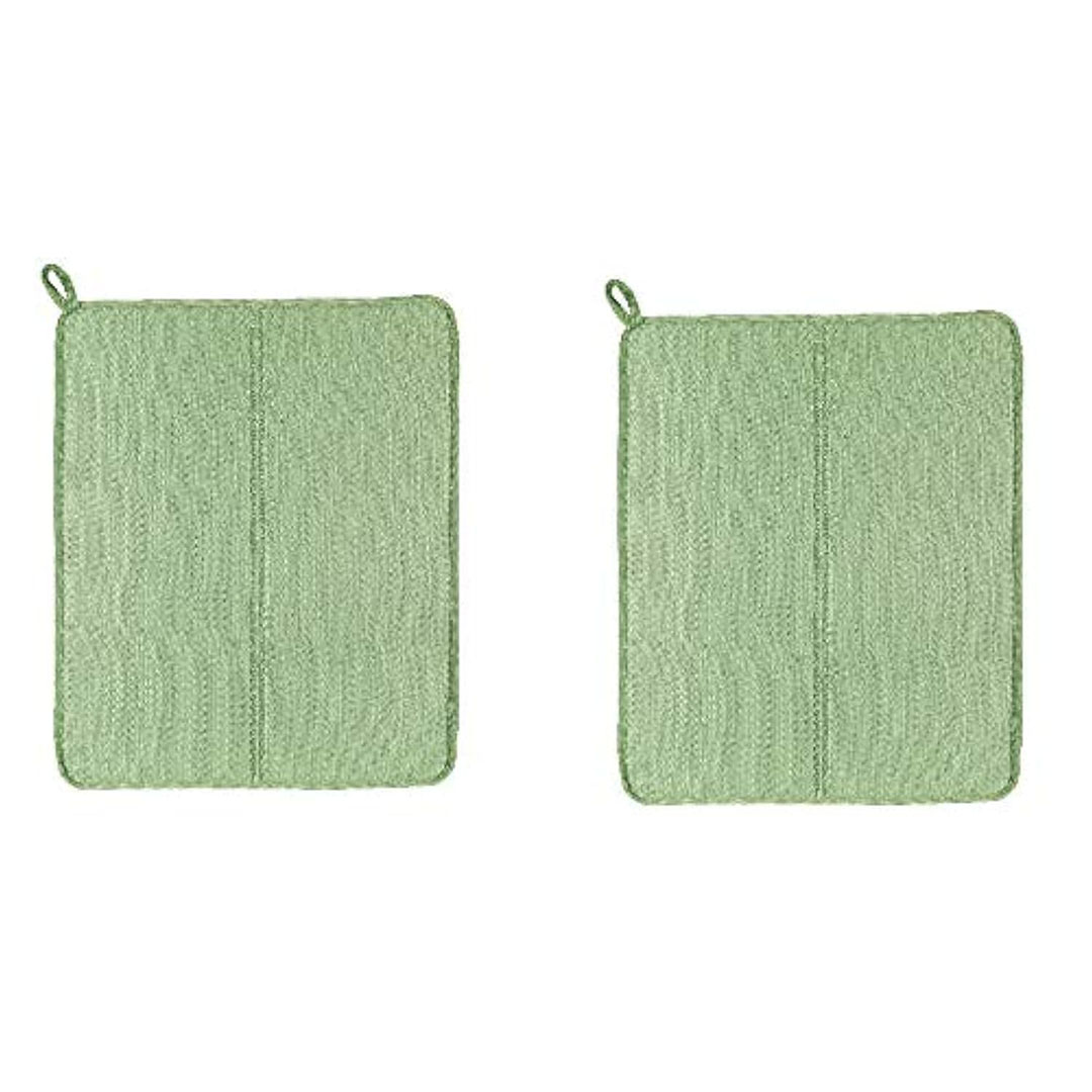 فوطة ايكيا لتجفيف الأطباق تي اس اس بي - عبوة 2 قطعة - أخضر