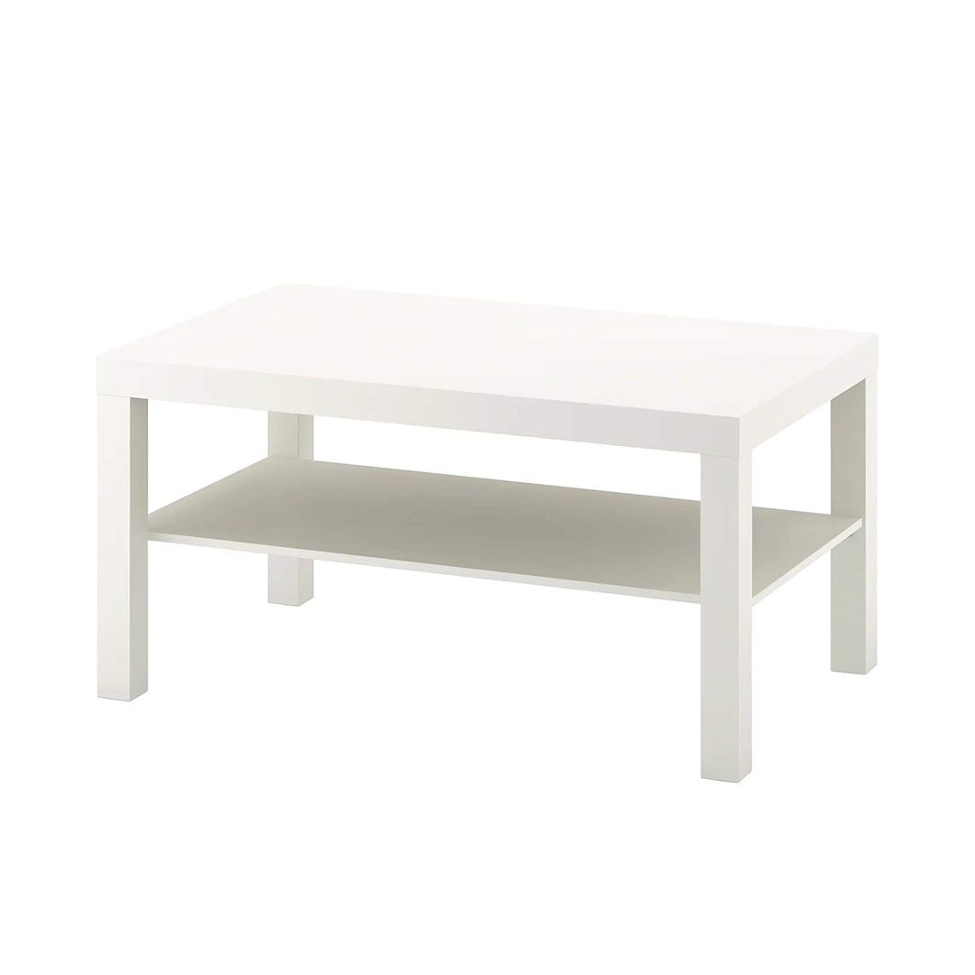 قلة ترابيزة قهوة خشب من ايكيا - أبيض