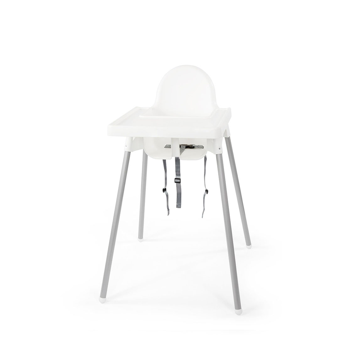 كرسي اطفال مرتفع انتيلوب بصينية من ايكيا - أبيض