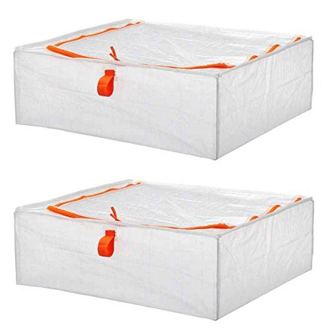 شنطة تخزين ايكيا تي اس بي - 55x49x19 سم - 2 قطعة - شفاف