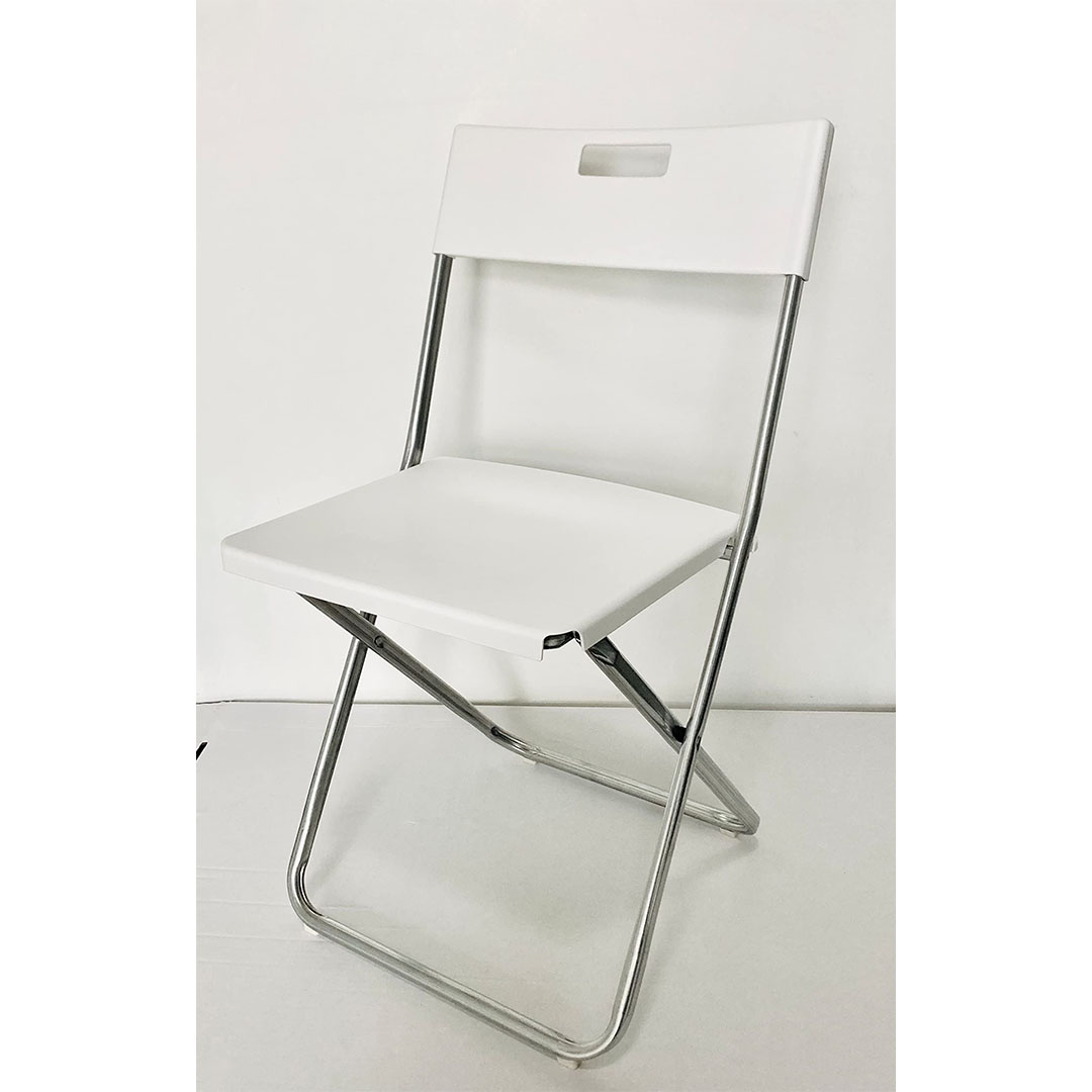 كرسي جوندي قابل للطي من ايكيا - ابيض