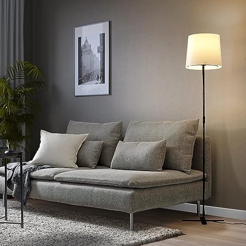 أباجورة أرضي ايكيا بارلاست - أسود/أبيض