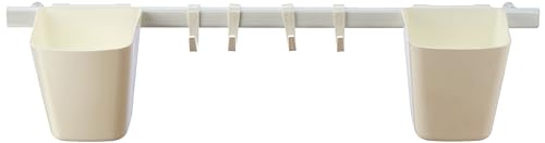 عمود تعليق ايكيا سنرستا - 4 خطافات وحاويتين - أبيض