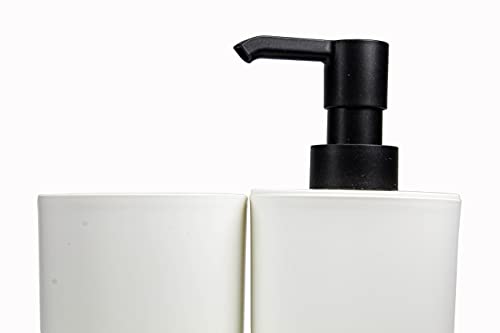 موزع صابون بلاستيكي ايكيا - ابيض/اسود