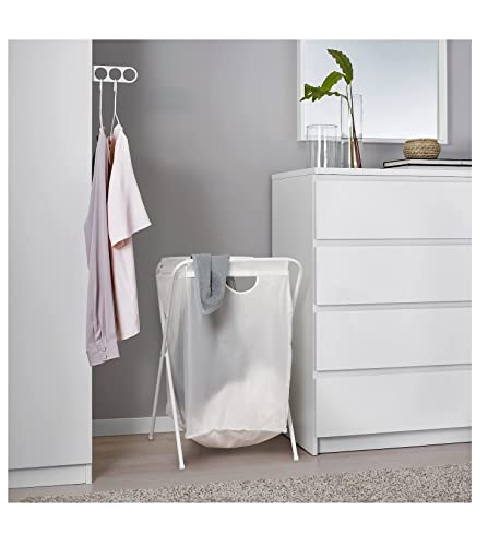 سلة غسيل جال قابلة للطي - 70 لتر - أبيض