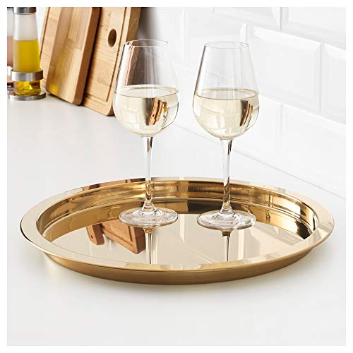 صينية غلاتيس ايكيا - 38 سم - نحاسي أصفر