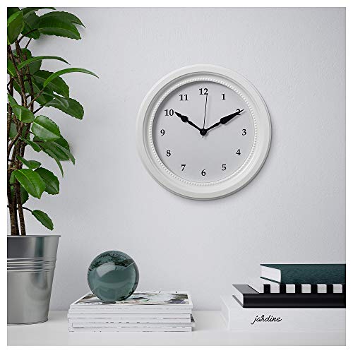 ساعة حائط ايكيا، تناظري - ابيض