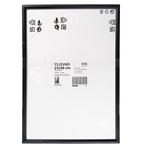 برواز صور A4 ايكيا - 8 قطع - أسود