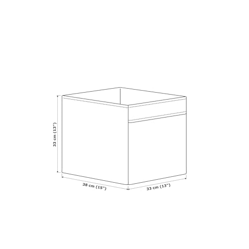 صندوق درونا من ايكيا - 6 قطع - بيج منقط