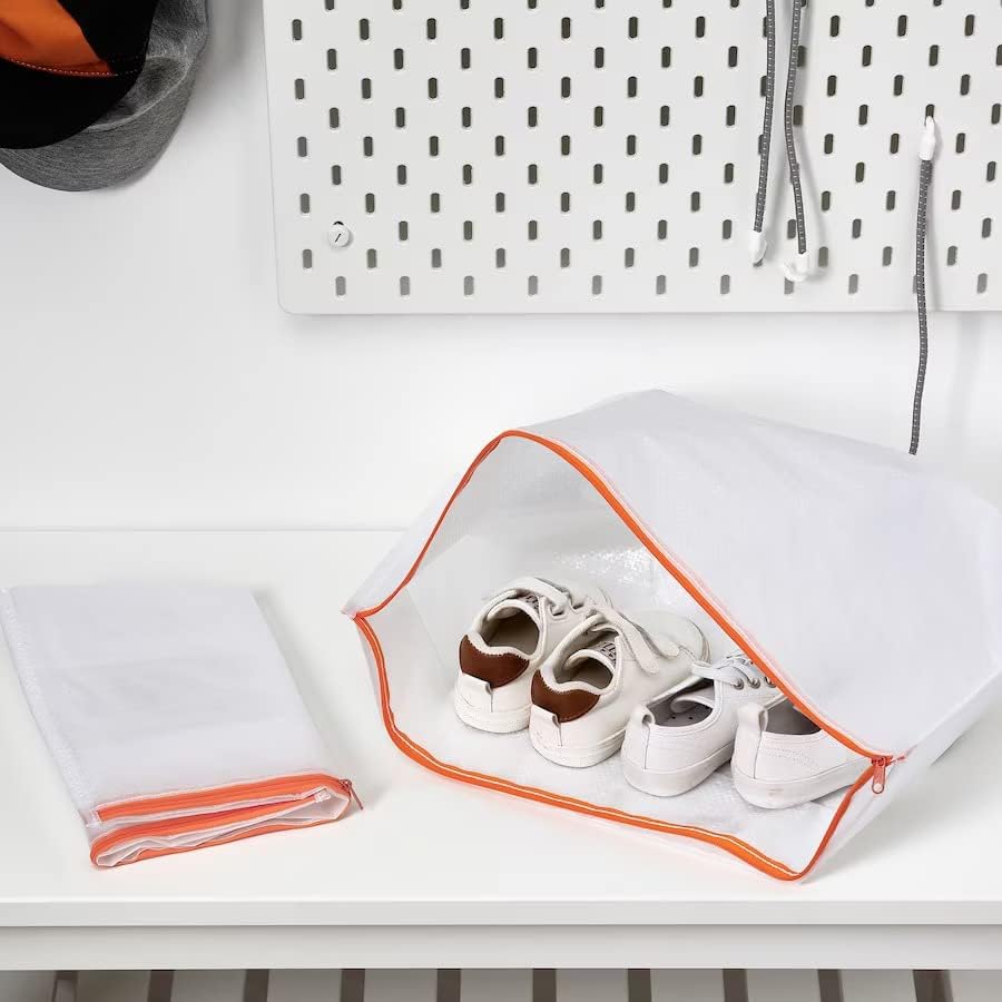 شنطة حفظ احذية باركلا ايكيا - أبيض