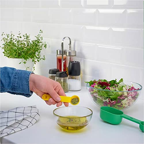 كوب قياس ابفيلد ايكيا - 2 قطعة - اخضر فاتح/اصفر فاتح