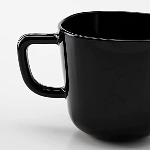 مج كلاسيكي خزف حجري -370 مللي - اسود