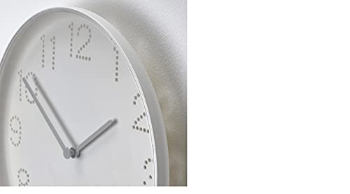 ساعة حائط ايكيا تروما - 25 سم - أبيض