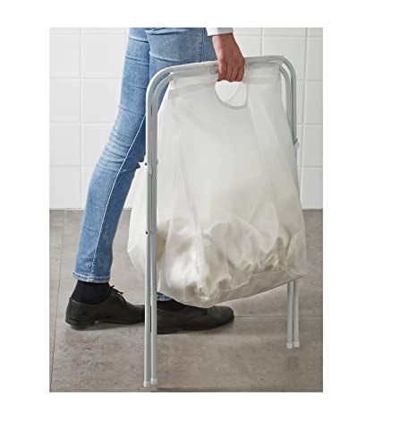 سلة غسيل جال قابلة للطي - 70 لتر - أبيض