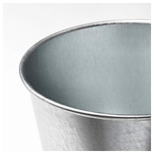 وعاء نباتات بينتجي مجلفن ايكيا صلب - فضي