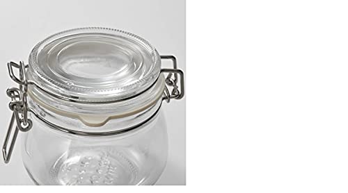 برطمان زجاجي ايكيا 13 سنتيلتر - عبوة 3 قطع - شفاف