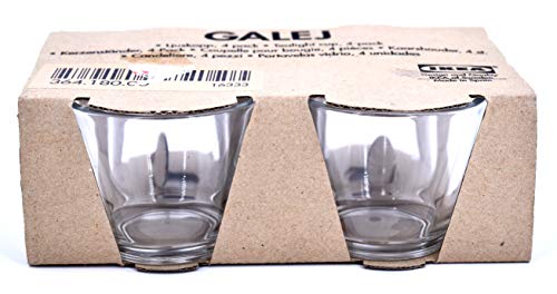 شمعدانات جاليج للشموع الصغيرة ايكيا - 4 قطع