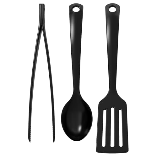 طقم أدوات الطهي جنارب من ايكيا - 3 قطع - أسود